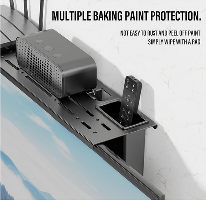 Pobrik™ Premium Adjustable Steel TV Top Shelf